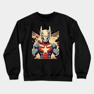 Ultraman Strong Super Hero Propaganda Retro Crewneck Sweatshirt
